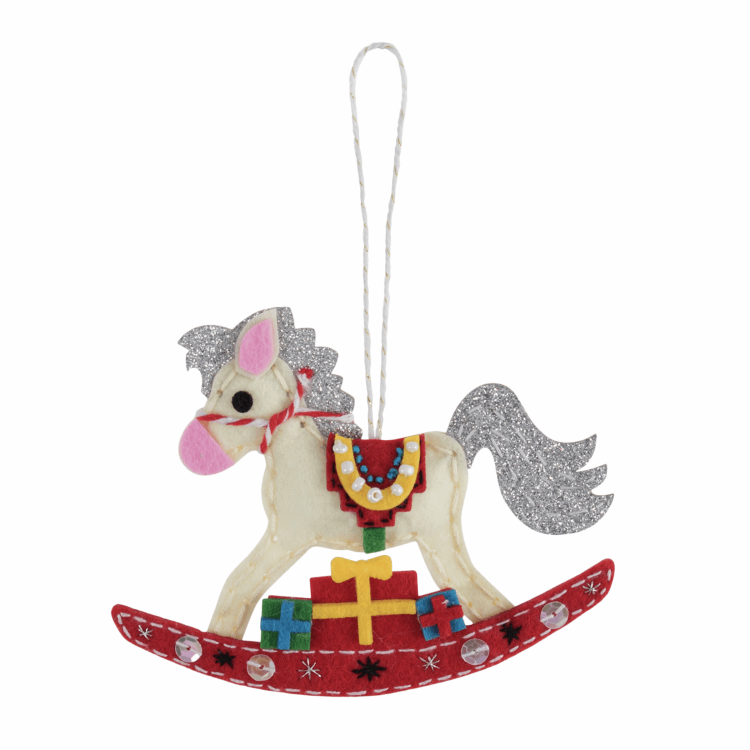 Gift Idea - Make Your Own Rocking Horse Decoration Kit by Trimits