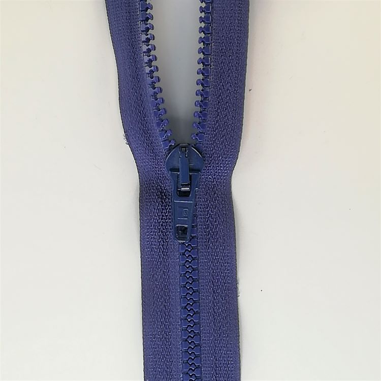 Zip - 81cm Open End Plastic - Royal Blue