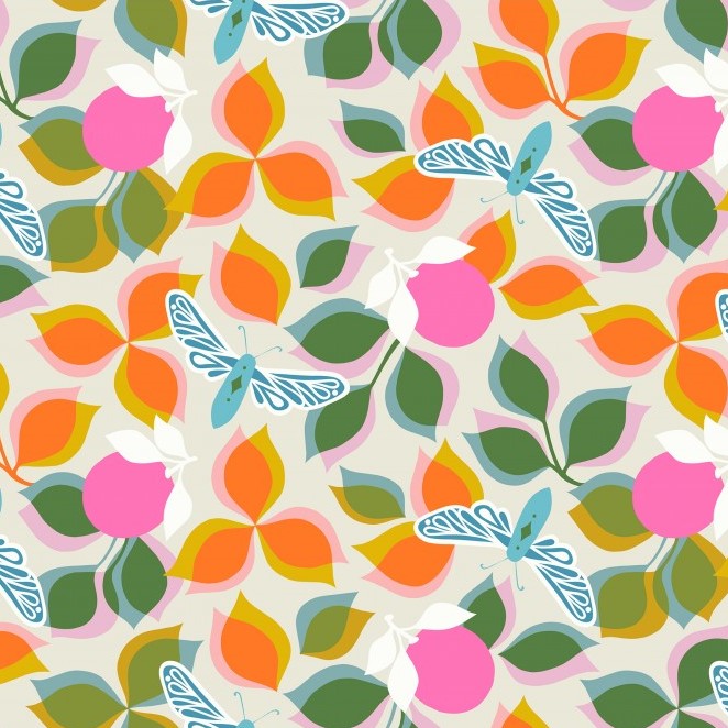 Quilting Fabric - Citrus Floral from Stay Gold by Melody Miller for Ruby Star Society RS0019 11