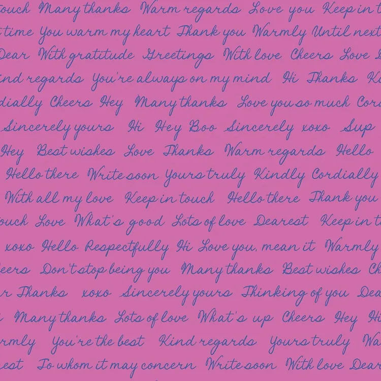 Quilting Fabric - Script on Purple from Salutations by Rashida Coleman Hale for Ruby Star Society RS1096 15