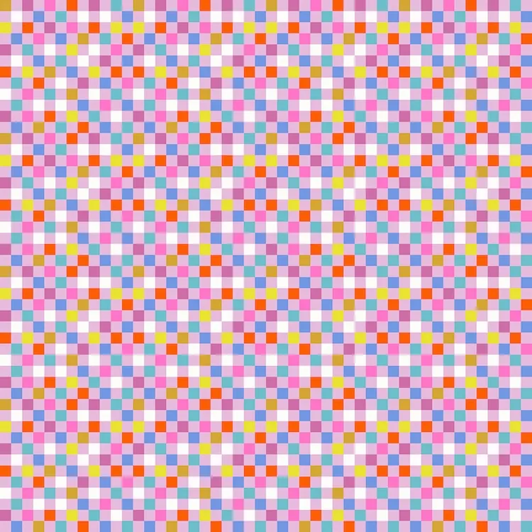 Quilting Fabric - Multi Coloured Tiny Squares from Washi Plus by Rashida Coleman Hale for Ruby Star RS1102 13