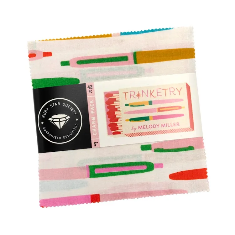 Quilting Fabric - Charm Pack - Trinketry by Melody Miller for Ruby Star Society