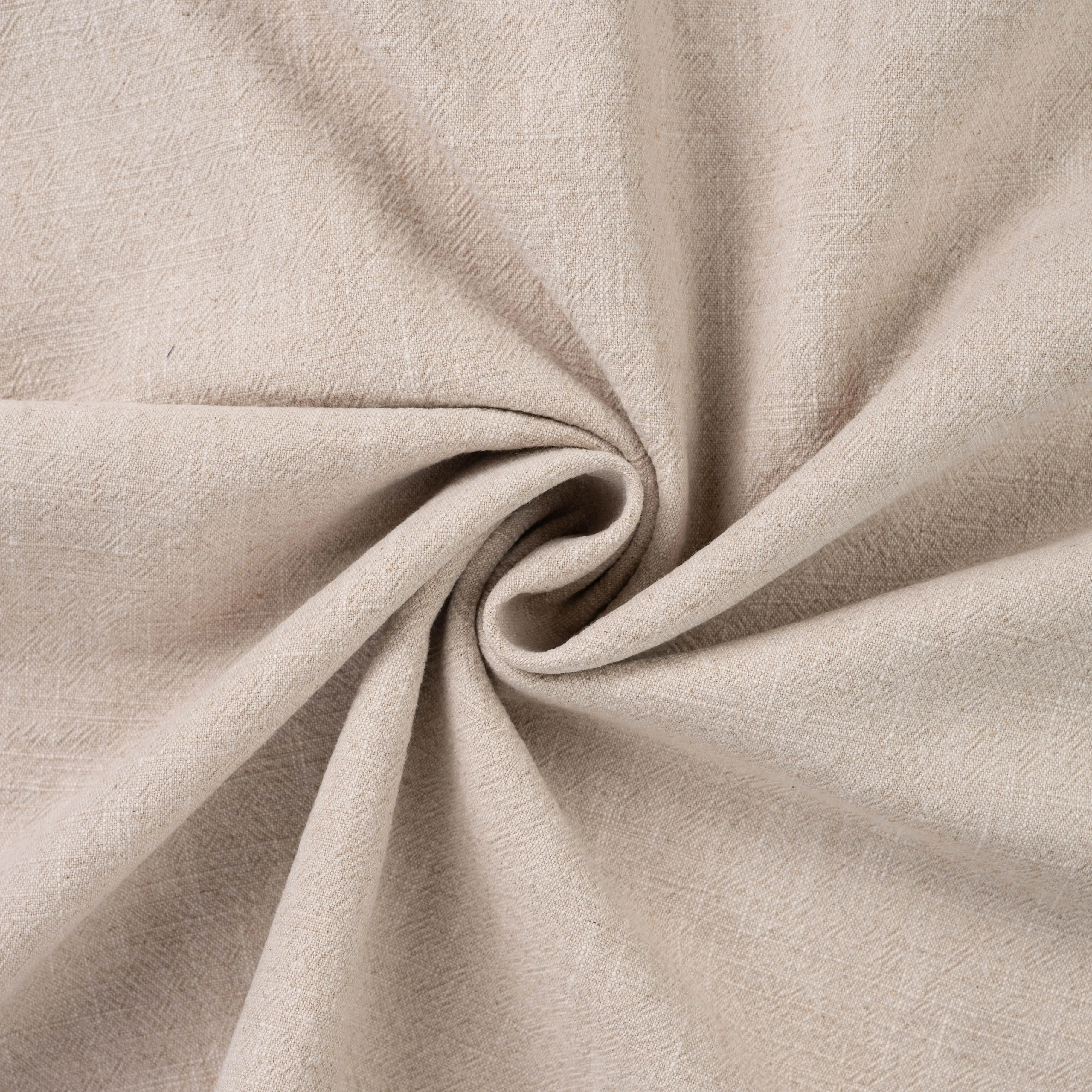 Stone Washed Linen Fabric in Natural