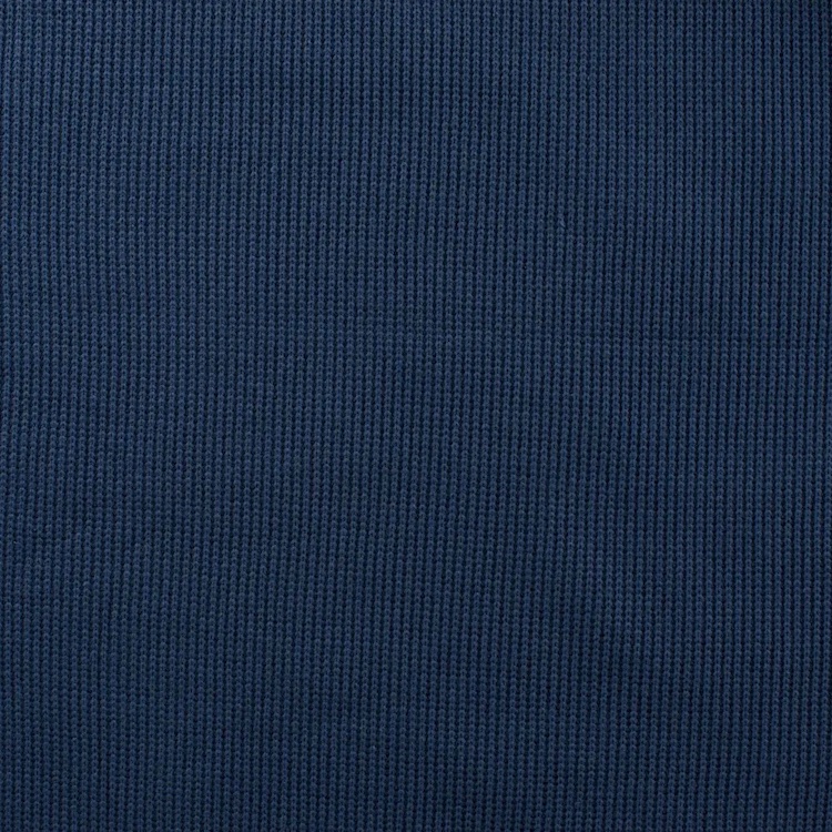 Cable Knit Fabric in Jeans Blue