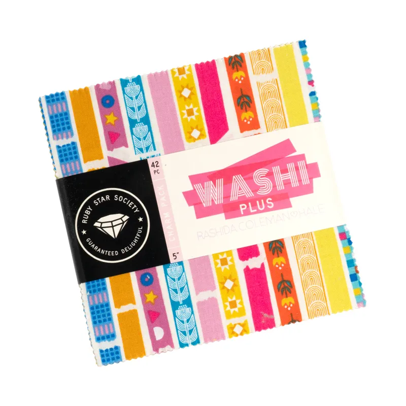 Quilting Fabric - Charm Pack - Washi Plus by Rashida Coleman Hale for Ruby Star Society