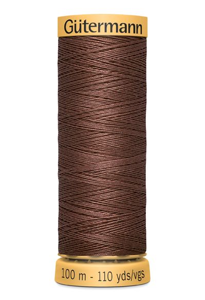 Gutermann Sew All Thread - Rust Red 100% Cotton Colour 2724