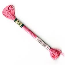DMC Satin Embroidery Thread - Pink Colour S899