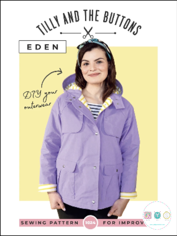 Tilly and The Buttons - Eden Coat - Sizes UK 6 - 20 - Ladies Sewing Pattern