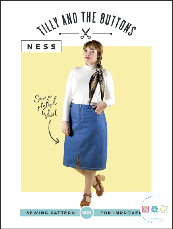Tilly and The Buttons - Ness Skirt  - Sizes UK 6 - 20 - Improvers - Ladies Sewing Pattern