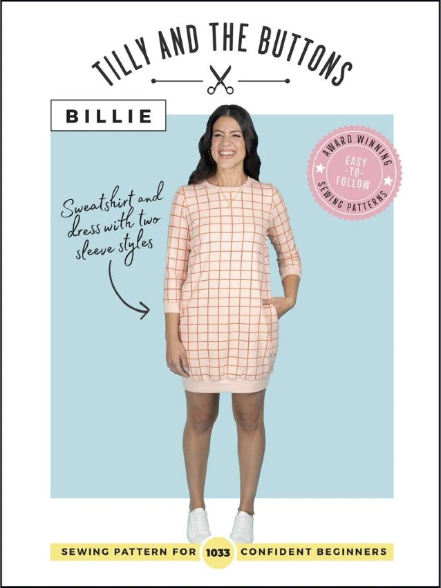 Tilly and the Buttons - Billie Sweatshirt And Dress Sewing Pattern