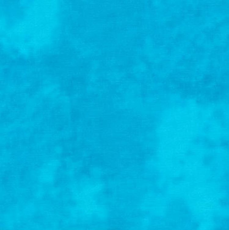 Quilting Fabric - Quilter's Shadow in Dark Turquoise Blue Colour 4516 610 by Stof