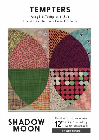 Patchwork & Quilting Ruler - Shadow Moon from Tempters by Jen Kingwell