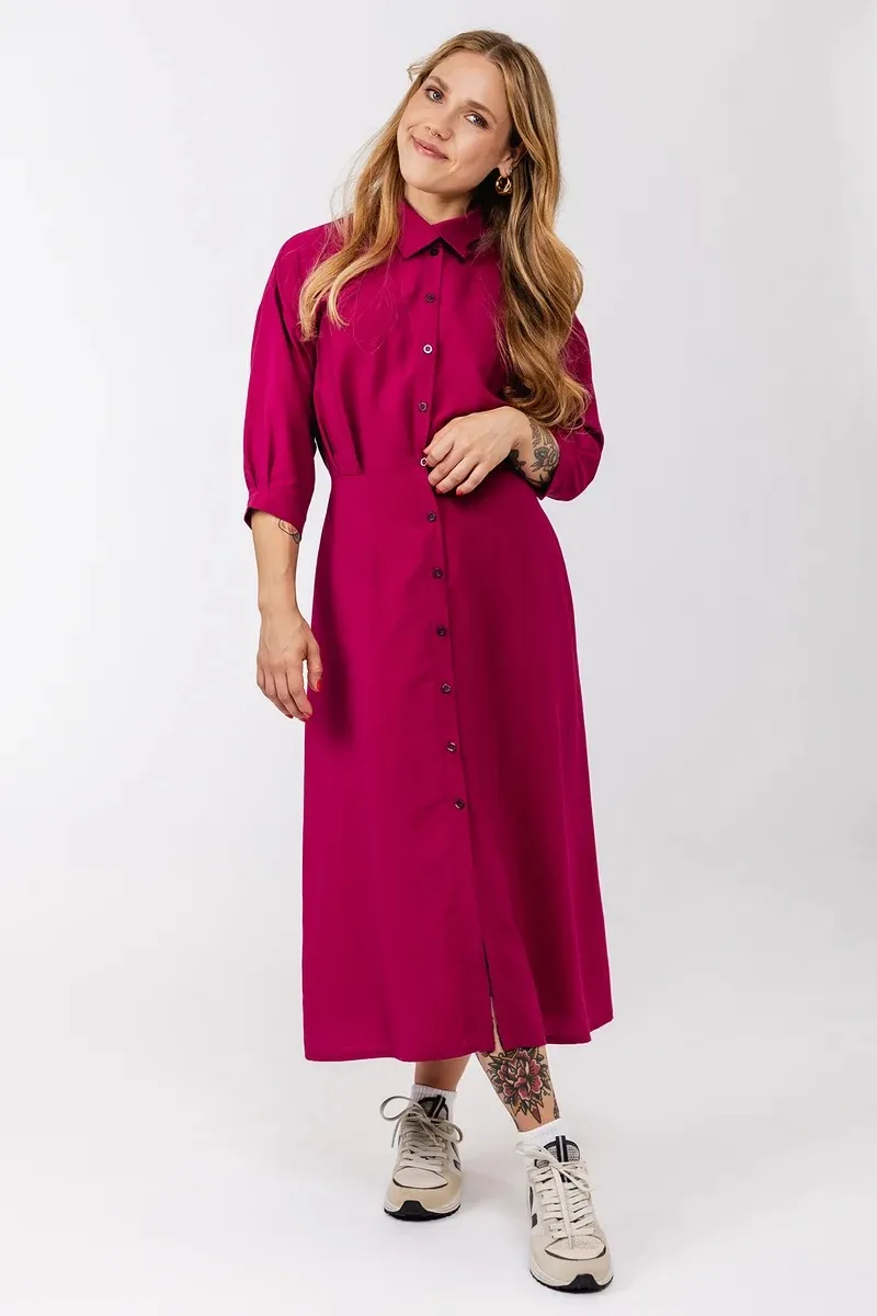 Named Patterns - Silmu Shirt And Shirt Dress Sewing Pattern