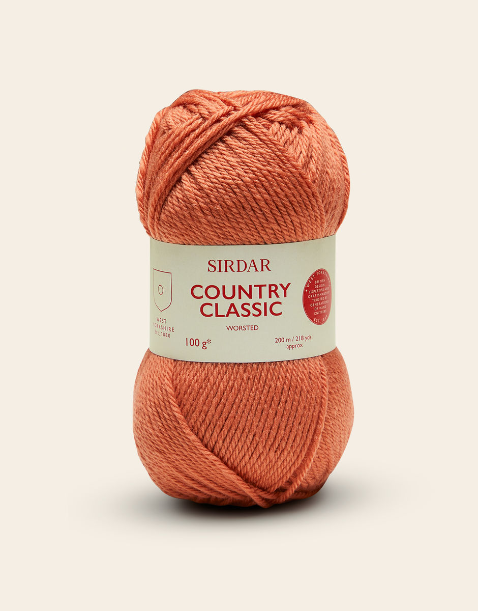 Yarn - Sirdar Country Classic Worsted in Ginger 656
