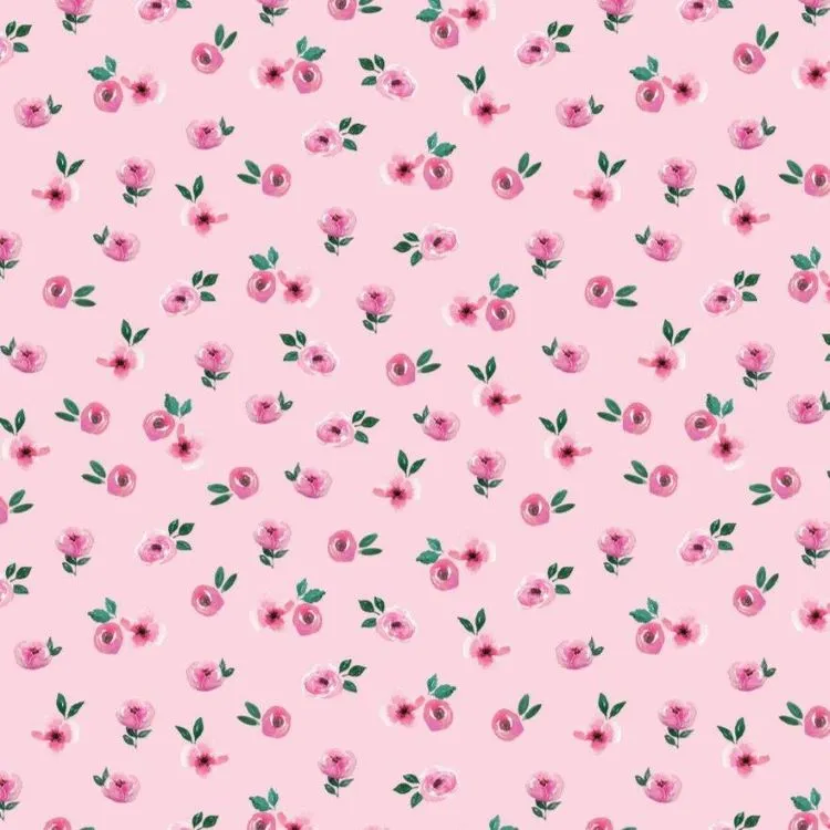 REMNANT - 0.80m - Quilting Fabric - Small Buds from Nightfall Floral by Bethany Sandoval for Felicity Fabrics 610112