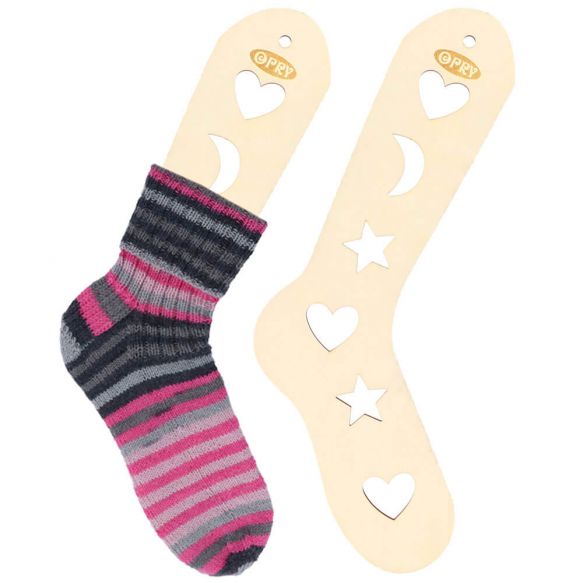 Wooden Sock Blockers Pair Size S Natural - 2PCS
