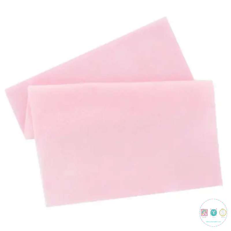 Soft Pink Felt Sheet - 12" Square - 30cm Square - Crafting Felt