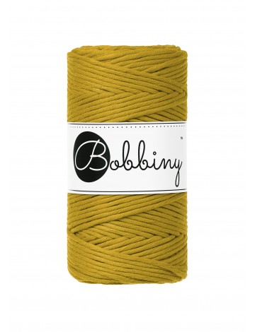 Macrame Cord 3mm in Spicy Yellow by Bobbiny