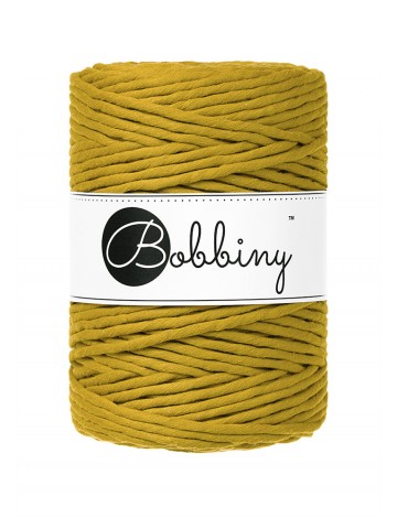 Macrame Cord 5mm in Spicy Yellow by Bobbiny