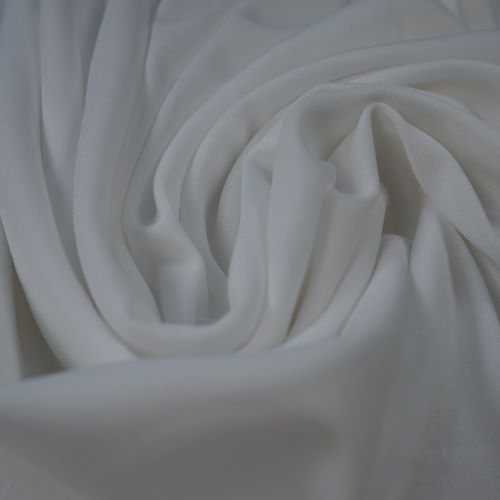 REMNANT - 0.30m - Stretch Lining Fabric- Deadstock - Ivory 