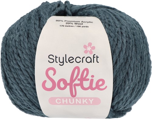 Yarn - Stylecraft Softie Chunky in Indigo Blue 2132