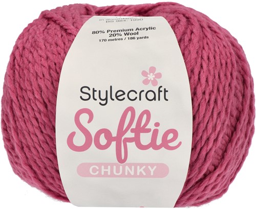 Yarn - Stylecraft Softie Chunky in Raspberry 3110