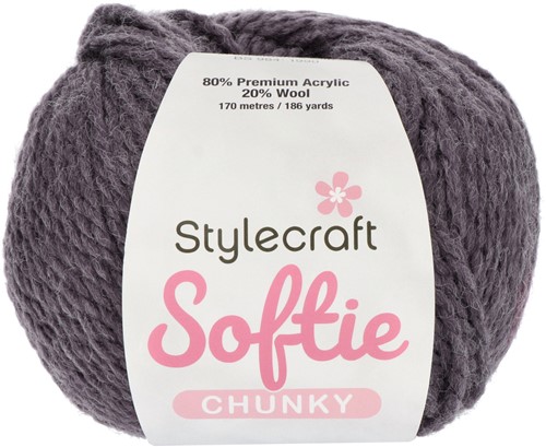 Yarn - Stylecraft Softie Chunky in Fig Brown/Purple 2418