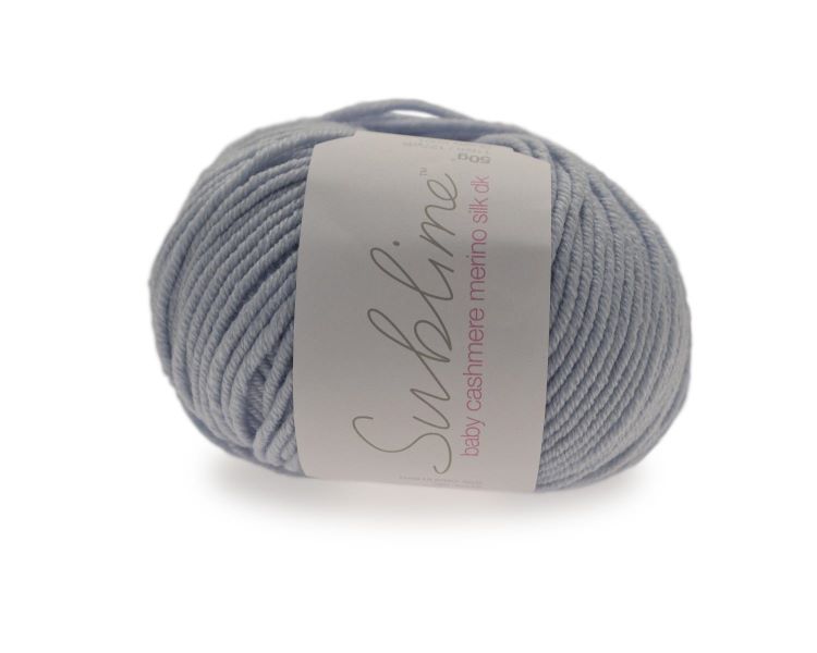 Yarn - Sublime Baby Cashmere Merino Silk DK in Cuddle Blue 0002