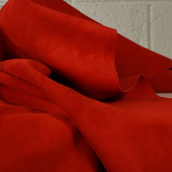 Suede - 1.6mm - Red Melograno 255 Suede 1.6mm