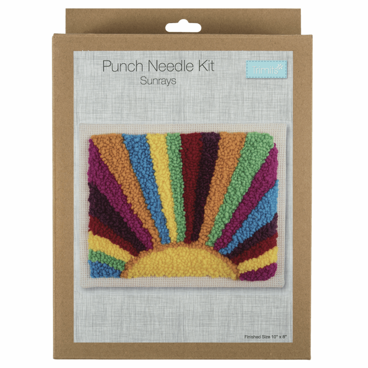Gift Idea - Punch Needle Kit - Sunrays