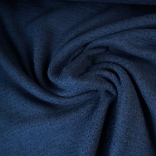 Organic Woolen Mold Sweat Fabric in Indigo Night by Mind the Maker