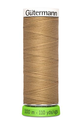 Gutermann Sew All Thread - Tan Recycled Polyester rPET Colour 591