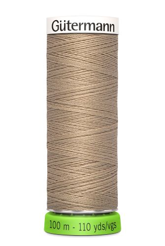 Gutermann Sew All Thread - Taupe Recycled Polyester rPET Colour 215