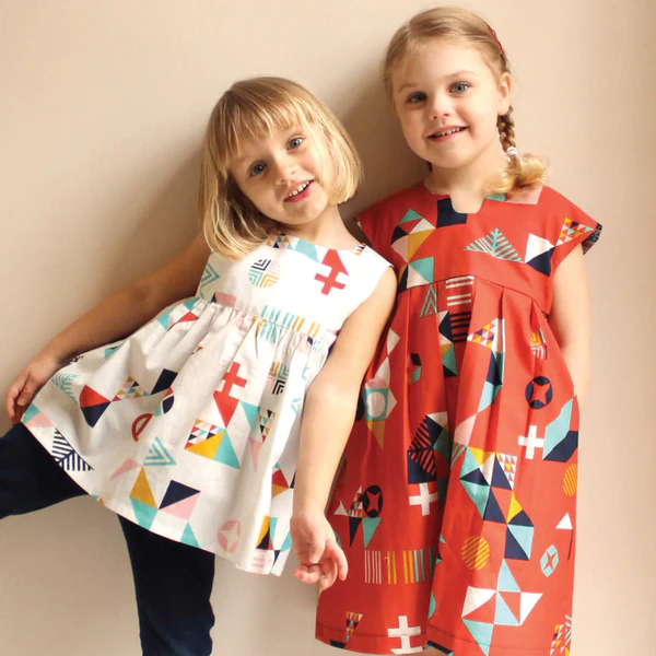 Made By Rae - Geranium Dress Sewing Pattern Ages 0 - 5T