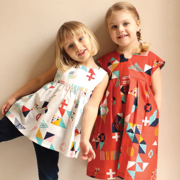 Made By Rae - Geranium Dress Sewing Pattern Ages 0 - 5T
