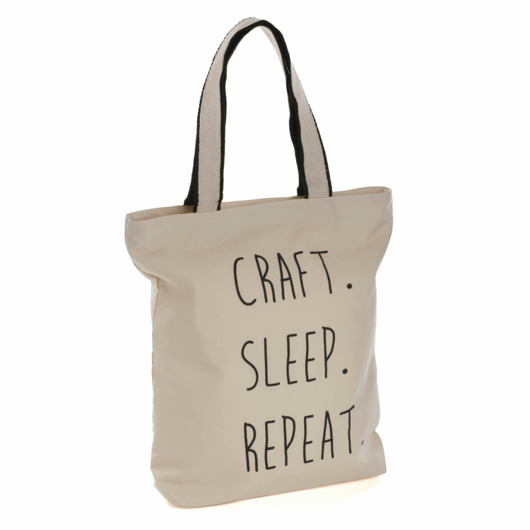 Gift Idea - Craft Sleep Repeat Tote Bag