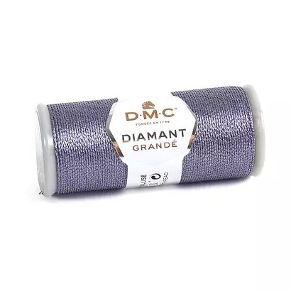 DMC Diamant Grande Metallic Embroidery Thread in Anthracite Grey Colour G317
