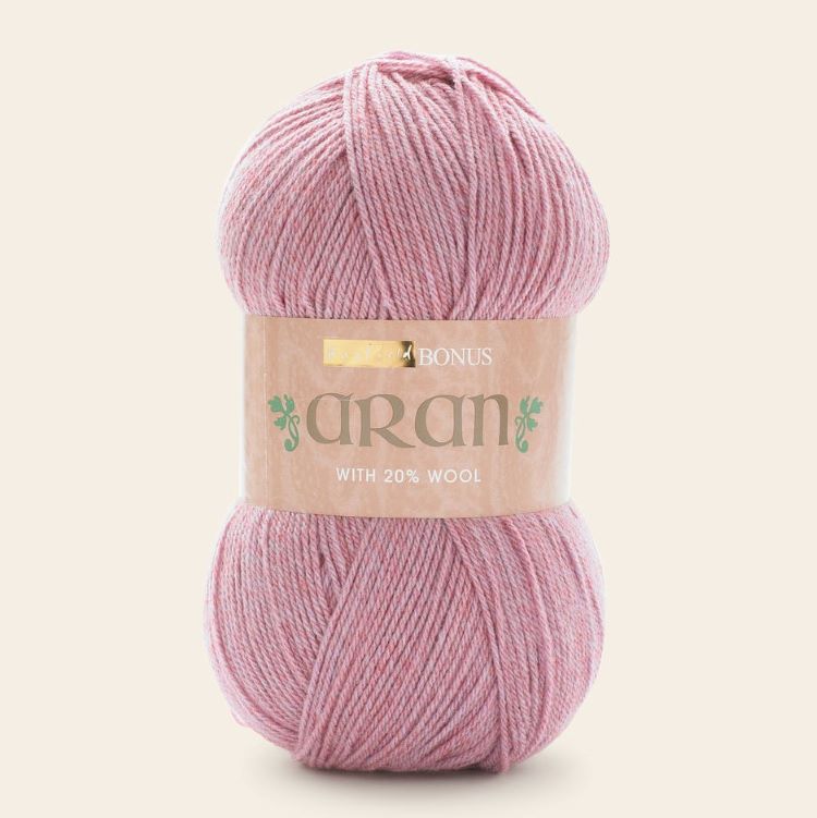 Yarn - Hayfield Bonus Aran with Wool in Tudor Rose 905
