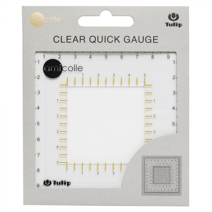 Tulip Clear Quick Gauge For Knitters