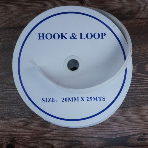 20mm White Velcro Self Adhesive Hook Tape