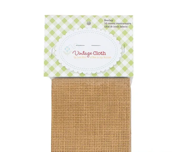  Vintage Cloth Burlap Aida 10 count Evenweave by Lori Holt 