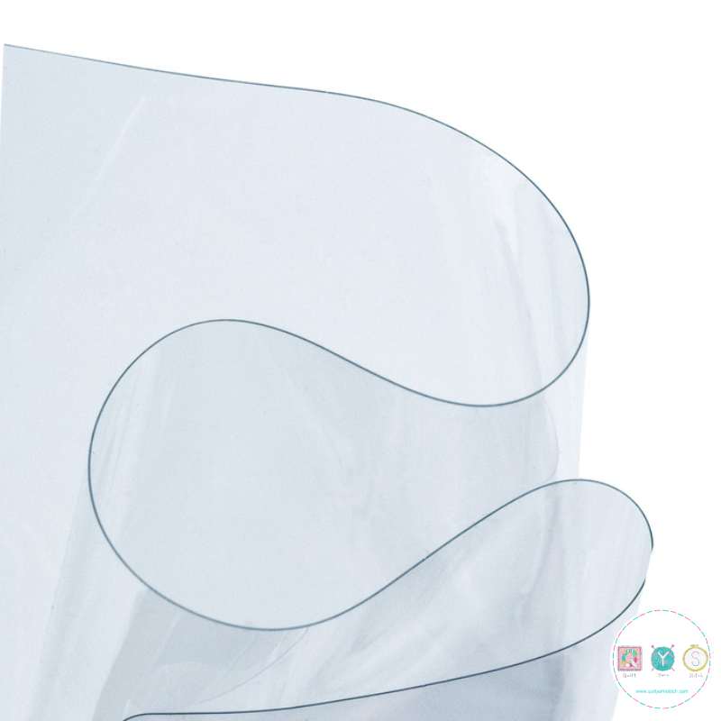 Clear Vinyl Fabric - 16 Gauge - Thick & Flexible - Bag Making - Protective Liner - Tablecloth