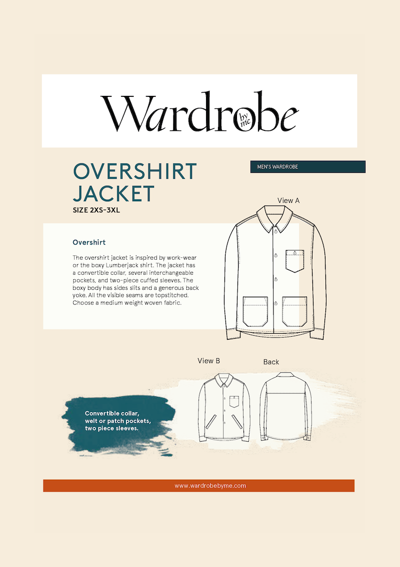Wardrobe by Me - Overshirt Jacket Sewing Pattern
