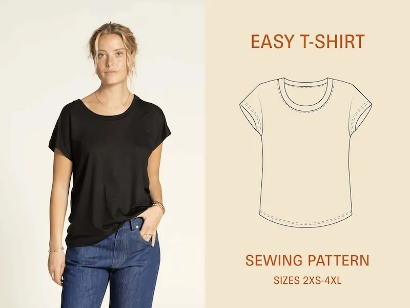Wardrobe by Me - Easy T Shirt Sewing Pattern