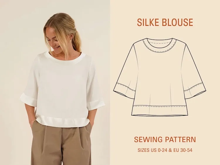Wardrobe by Me - Silke Blouse Sewing Pattern