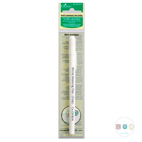 Clover - White Marking Pen - Quilting - Marking Tools