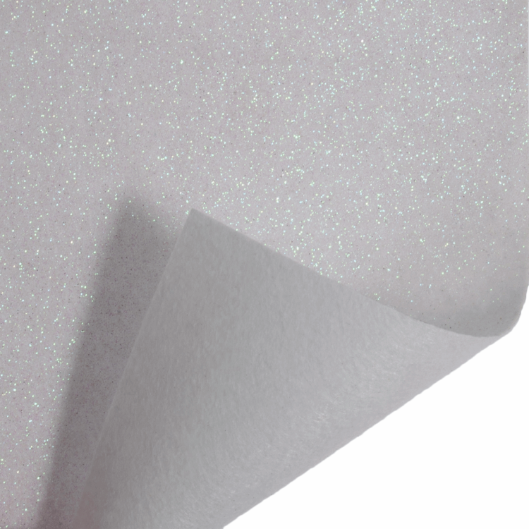Felt Roll - White Glitter 1m X 45cm