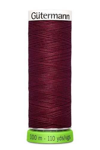 Gutermann Sew All Thread - Wine Recycled Polyester rPET Colour 368