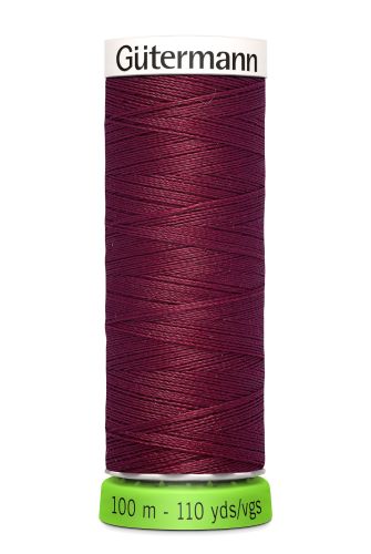 Gutermann Sew All Thread - Wine Recycled Polyester rPET Colour 375
