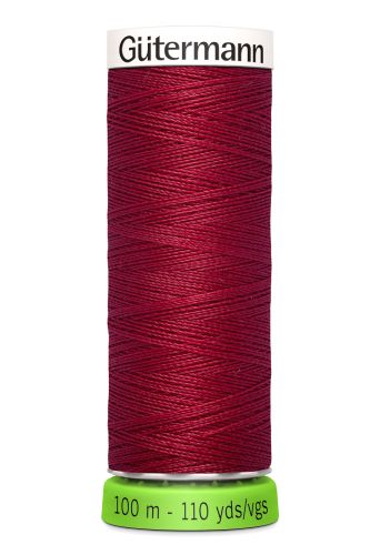Gutermann Sew All Thread - Wine Recycled Polyester rPET Colour 384